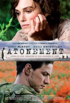 the movie poster for atonement