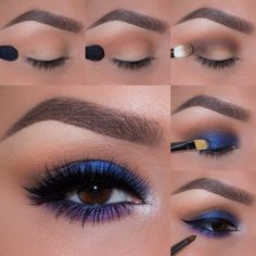 Makeup Cheat Sheets, Purple Eye Makeup, Quinceanera Ideas