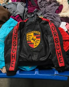 Porsche Outfit, Porsche Clothing, Vintage Ferrari Clothes, Porsche Racing Jacket, Retro Racing Jacket, Vintage Leather Racing Jacket, Vintage Ferrari F1 Jacket