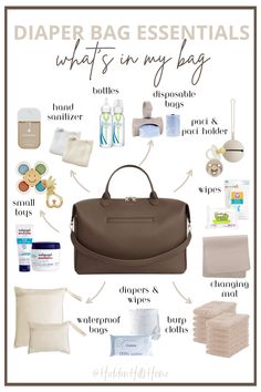 the diaper bag essentials what's in my bag? info for diapers