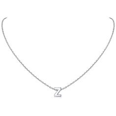 PRICES MAY VARY. 🧡 CLASSIC FASHION NECKLACE 🧡-- This small letter necklace look very elegant with sweet and special design, beautiful for everyday wear or special occasion. If you have a "A" on your first name or last name, or it represents a special someone in your life, just buy this meaningful monogram necklace. 🧡 STERLING SILVER NECKLACE 🧡-- Hypoallergenic platinum plated sterling silver, passed strict skin test grants allergy free, nickel-free, these tiny initial necklaces are safe for Z Necklace, Letter Necklace Initials, Sterling Silver Initial Necklace, Silver Initial Necklace, S Initial, Small Letter, Letter Jewelry, Initial Necklaces, Sterling Silver Initial