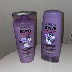 2 Shampoos 2 Conditioners Elvive Shampoo, Purple Conditioner, Purple Shampoo And Conditioner, Curl Shampoo, Purple Bottle, Detox Shampoo, Shampoo And Conditioner Set, Thickening Shampoo, Hair Color Shampoo