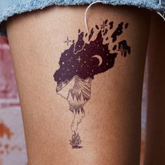 Sky Tattoos, Inkbox Tattoo, Tattoo Signs, Semi Permanent Tattoo, Permanent Tattoo, Tattoo Stencils, Light Of My Life, New Tattoos, Maple Leaf Tattoo