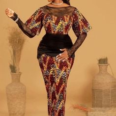 African Clothing, African Print Dress, African Dress, African Dresses, African Women Dress, Women Dress - Etsy UK African Midi Dress, Ankara Prom Dress, Robes Wax, Kente Fashion, African Gowns, Unique Ankara Styles, Maquillage Yeux Cut Crease, Dress African Print, Party Wear For Women