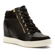 Aldo Shoes Women, Wedge Trainers, Black Wedge Sneakers, Shoes Sneakers Black, Call It Spring Shoes, Black Wedge, Wedge Sneakers, Vegan Shoes, Aldo Shoes