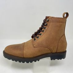 Portland Leather Breaker Patina Boots Mens 9 1/2 Brown Suede Handmade 171.6=S1505 Men's Size: 9 1/2 These Look Brand New. Style No: Bp2123691 Handmade In Mexico. Beautiful Pre-Owned Condition - No Flaws. Palm Soft Glove Leather Lining New Retail - $ 297 Inv: S-1505 Shaft Height: 5 1/2" We Recycle All Packaging. Color = Caribou We Always Carefully Package And Ship Immediately. Will Ship As Pictured. - Thanks For Looking. Brown Oiled Leather Lace-up Boots With Round Toe, Brown Goodyear Welted Lace-up Boots For Fall, Brown Moc Toe Lace-up Boots With Leather Footbed, Brown Cap Toe Lace-up Boots For Derby, Vintage Brown Rugged Leather Moto Boots, Vintage Brown Leather Moto Boots, Rugged Style, Cognac Round Toe Boots For Business, Classic Brown Work Boots With Almond Toe, Brown Lace-up Boots With Leather Sole For Business