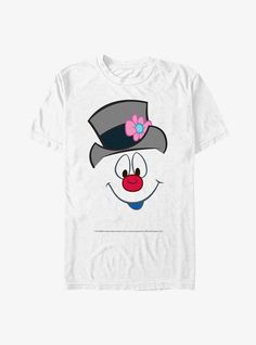 Lightweight 100% combed ring spun cottonWash cold; dry lowImportedListed in men's  unisex sizes Frosty The Snowman Tshirt, Happy Birthday Shirt, Snowman Shirt, Frosty The Snowman, Cricut Christmas, Tall Hoodies, Frosty The Snowmen, Big Face, The Snowman