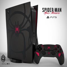 the new spider man video game console and controller