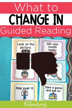 what to change in guided reading with the text,'what to change in guided reading?