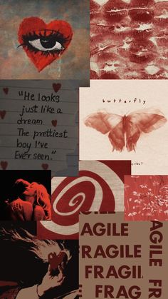 collage of images with words written in different languages and pictures of animals, flowers, hearts, and other things