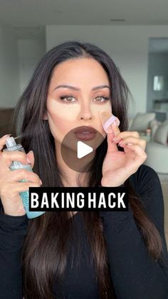 Christen Dominique on Instagram: "Ok this one was a game changer everyone has to try!!🤯
Ib: @roseandben 

Smooth & Blur Hydrating Setting Powder @dominiquecosmetics 
Hydro grip setting spray  @milkmakeup 

#bakinghacks #makeuphacks #makeuptips #makeup #settingpowder" Christen Dominique, Paint Tutorials, Makeup Advice, I Feel Pretty, Feel Pretty, Beauty Tutorials, Setting Spray, Baking Tips, Setting Powder