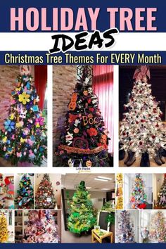 christmas tree ideas for every month