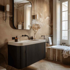 31 Fusion Bathroom Inspirations: Blending Japandi and Contemporary Design Contemporary Elements, Bathroom Styling