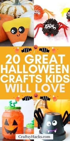 halloween crafts for kids to make and decorate