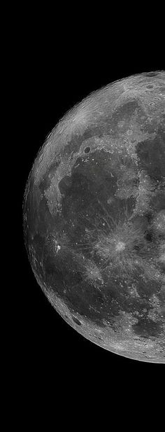 an image of the moon taken from space