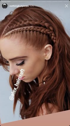 Viking Braids, Rave Hair, Viking Men, Viking Hair, Beautiful Braided Hair, Dance Hairstyles, Cool Braid Hairstyles, Cool Braids, Hair Tutorials For Medium Hair