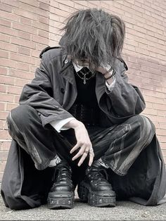 Dark Grunge Outfits Men, Goth Boy Outfits, Dark Grunge Outfits, Goth Outfits Men, Grunge Outfits Men, Goth Guys, Masc Outfits, Alt Clothes