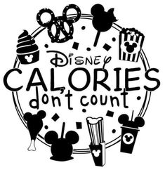 the disney calories don't count logo