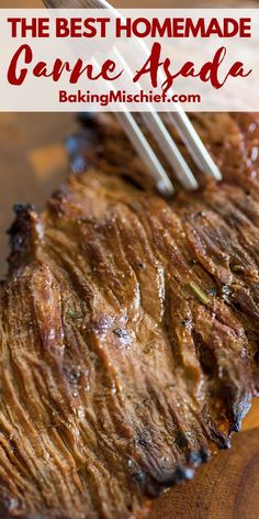 the best homemade carne asada recipe is easy to make and tastes just as good as it looks