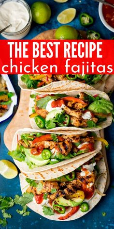 the best recipe for chicken fajitas