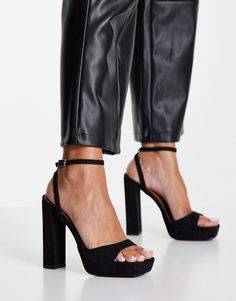 Heels by ASOS DESIGN Love your heels, where did you get them? Adjustable strap Pin-buckle fastening Open toe Platform sole High block heel Heeled Loafers, Block Heels Sandal, Sneaker Shopping, Heeled Sandals, Tops For Leggings, Platform Heels, Sneakers For Sale, Ibiza, Women's Shoes Sandals