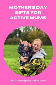 a mother's day gift for active mums with text overlay that reads, mothers day gifts for active mums