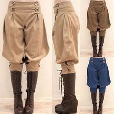 Pirate Pants Female, Pirate Clothing Reference, Winter Pirate Outfit, Medieval Pants Women, Dnd Pants, Medieval Clothing Aesthetic, Pirate Aesthetic Clothing, Pirates Clothes, Modern Pirate Outfit