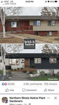 the before and after pictures of this home in north denver, colorado that was purchased by brick & batton real estate