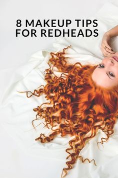 Makeup for Redheads: 8 of the best beauty tips for people with red hair Red Hair Facts, Makeup For Redheads, Redhead Facts, Makeup Tips For Redheads, Red Hair Makeup, Perfect Curly Hair, Hair Facts, Redhead Makeup