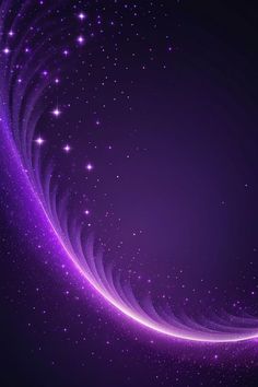 an abstract purple background with stars and swirls