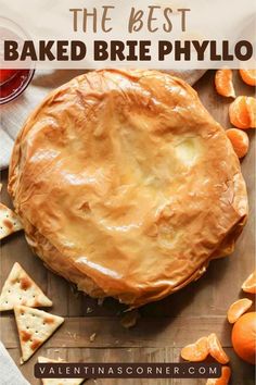 This baked brie recipe makes the perfect appetizer. A creamy brie cheese wrapped in crisp phyllo dough making for the perfect appetizer. 
#bakedbrie #appetizerrecipe #easyappetizer