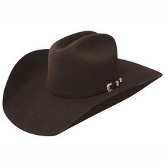 The Stetson Oak Ridge Wool Cowboy Hat - a classic and authentic piece crafted in the USA. With a 4 1/4" cattleman crown and a 4" brim, this hat exudes Western charm and provides ample sun protection. The 100% wool construction ensures durability and comfort, while the leather hat band with a 3-piece buckle set adds a touch of rugged elegance. Saddle up and embrace the spirit of the West with the Stetson Oak Ridge Wool Cowboy Hat. Brim - 4" Crown - 4 1/4" Chocolate Brown 3X Fur Felt Proudly made in the U.S.A. Classic Brown Felt Hat With Flat Crown, Rigid Hat With Curved Brim For Western-themed Events, Rigid Curved Brim Hat For Western-themed Events, Classic Brown Felt Hat For Rodeo, Classic Brown Fedora For Ranch, Classic Wide Brim Ranch Hat, Classic Wide Brim Hat For Ranch, Western Wool Hat For Western-themed Events, Western Hat With Rigid Curved Brim