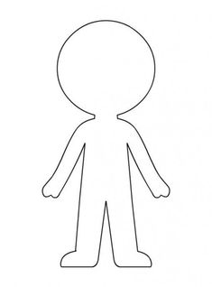 the outline of a person's head and body, with one hand on his hip