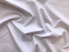 Mercerized Pima Cotton Broadcloth - White - Stonemountain & Daughter Fabrics Pima Cotton, Cotton Weaving, Quality Fabric, Cotton Fabric, Dye, White, Fabric