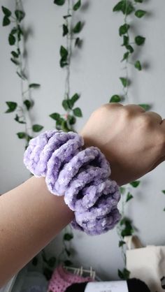 Soft and fluffy scrunchies made with Juicy Couture yarn. Color- Sparkle Pastel Lilac 🌈Stock photos of yarn show best color representation🎨 🌸handmade crochet scrunchie 🌸98% polyester yarn 2% metallic  🌸Handwash only - lay flat to dry 🌸 Crocheted around a hair elastic 🌸Handmade in a pet friendly cat) home. All items are stored away from pets and throughly lint rolled before mailing Stock photos of yarn show best color representation Fluffy Scrunchies, Crochet Scrunchie, Thigh Workout, Color Representation, Pastel Lilac, Cat Home, Hair Elastic, Hair Elastics, Polyester Yarn