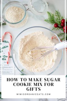 how to make sugar cookie mix for gifts