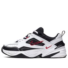 Nike M2K Tekno White Black Chunky Sneakers/Shoes Nike Tekno White, Nike M2k Tekno Blue, Nike M2k Tekno Black, Nike M2k Tekno White, M2k Tekno White, Nike Monarch, Black Nike Sneakers, Nike M2k, Streetwear Shoes