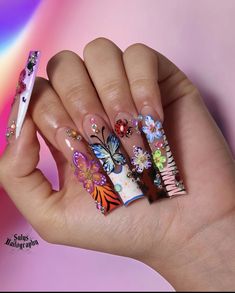 Valentines Nails French, Nail Inspo Hello Kitty, Duck Nails Short, French Tip Nails Pink, Azul Nails, Nails Sanrio, Nails Freestyle, Nails Duck, Nails Airbrush