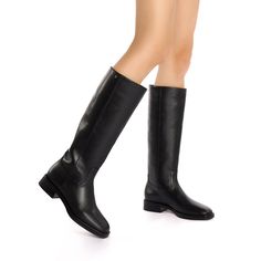 When it comes to the classic riding boot, we love an authentic look and feel, and the Anne is the real deal. Named for Princess Anne and the flat equestrian-inspired boots she made famous, these have new modern details with the same perennial appeal. Black Boots Tall, Jennifer Fisher, Low Heel Shoes, Comfortable Boots, Princess Anne, Shoe Store, Handbag Shopping, Tall Boots, Low Heels