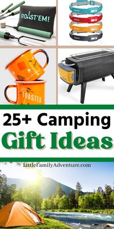 camping gifts for the family and friends that are ready to get in their camper's tent