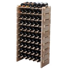 PRICES MAY VARY. Made of pine wood: high-quality, smooth solid wood. We thickened the wood and widened the size. Easy to install: Can be assembled easily without nails or screws. Wooden Wine Rack, Wine Cabinet, Stackable Storage, Wine Racks, Wine Cabinets, Wine Storage, Bottle Holders, Cabinet Furniture, Quality Assurance