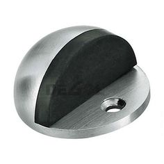 an image of a metal knob on a white background