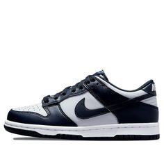 Kids Nike Dunk Low GS Georgetown Sneakers/Shoes Hyper Royal Dunks, Dunks Shoes Stadium Goods, Dunks Colorways, Nike Dunk Low Georgetown, Ebay Dunks, Blue Jordans, Nike Kicks, Nike Models, Pretty Shoes Sneakers