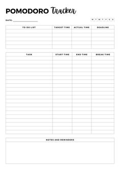 Habit Tracker Bullet Journal Study Task Planner, Pomodoro Tracker Printable, Study Calendar Time Management, Pomodoro Technique Printable, Pomodoro Planner, Daily Task Planner, 2025 Journal, Study Planner Printable Free, Weekly Habits