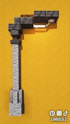 Minecraft Medieval Street, Modern Street Lamp, Minecraft Street Lamp, Lamp Minecraft, Street Lamp Design, Minecraft Movie, Modern Minecraft, Modern Lamp Design