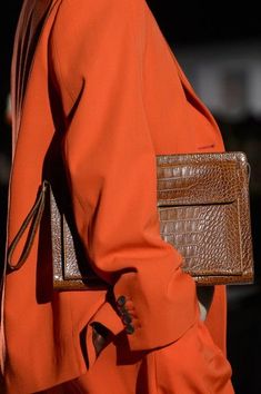 Orange Crush, Orange Is The New Black, Color Inspo, Dries Van Noten, Fall 2017, Wearing Dress, Burnt Orange, Paris Fashion