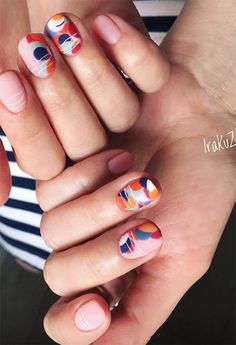 71 Fall Nail Designs to Fall in Love with: Fall Nails to Inspire Short Nail Manicure, Simple Fall Nails, Festive Nail Art, Hippie Nails, Nail Pops, Waste Of Time, Fall Acrylic Nails