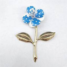 It Is Brand New And In Perfect Condition But Doesn’t Have The Tags. Blue Enamel Brooch For Gift, Blue Enamel Brooch Gift, Blue Enamel Brooches For Gift, Blue Brooch Lapel Pin As Gift, Blue Enamel Pin For Gift, Blue Enamel Pins For Gifts, Spring Gift Enamel Pin, Vintage Blue Enamel Pin Gift, Spring Flower Enamel Pin For Gift