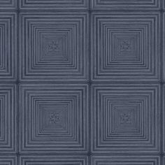 an image of a blue wallpaper with squares and lines on the bottom, as well as