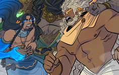 Neal Illustrator - YouTube Poseidon And Zeus, Zeus Hades, Zeus And Hades, Greek Stories, Prince Of Egypt, Greek Mythology Art, Musical Art